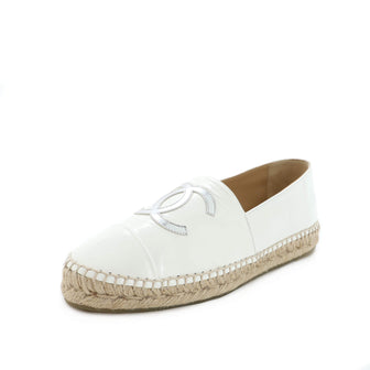 Chanel Women's CC Cap Toe Espadrilles Leather
