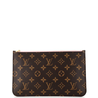 Louis Vuitton Neverfull Pochette Monogram Canvas Large