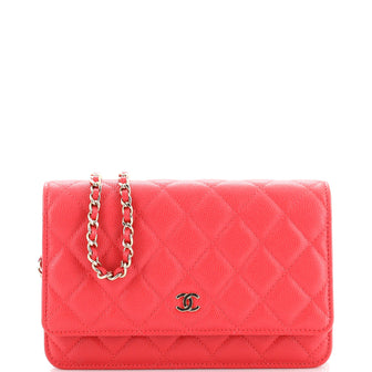 Chanel Wallet on Chain Quilted Caviar