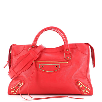 Balenciaga City Classic Metallic Edge Bag Leather Medium