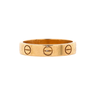 Cartier Love Wedding Band Ring 18K Yellow Gold