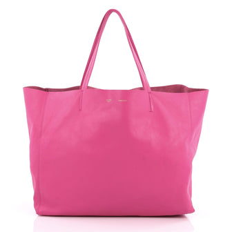 Celine Horizontal Cabas Tote Leather Large Pink 2078601