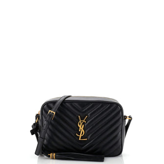Saint Laurent Lou Camera Bag Matelasse Chevron Leather Small
