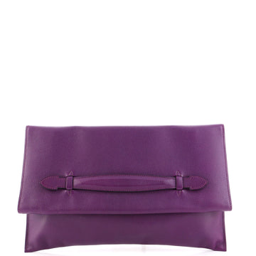 Hermes Pliplat Clutch Evercolor