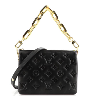 Louis Vuitton Coussin Bag Monogram Embossed Lambskin BB