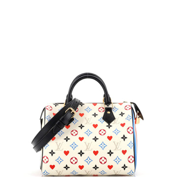 Louis Vuitton Speedy Bandouliere Bag Limited Edition Game On Multicolor Monogram 25