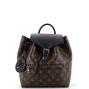 Louis Vuitton Montsouris Backpack NM Monogram Canvas with Leather PM