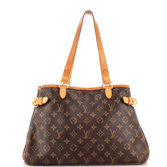 Louis Vuitton Batignolles Handbag Monogram Canvas Horizontal