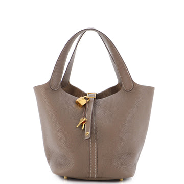 Hermes Picotin Lock Bag Clemence MM