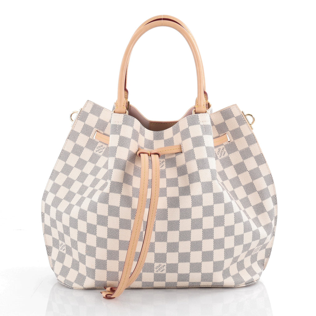 Louis Vuitton Girolata Handbag Damier White