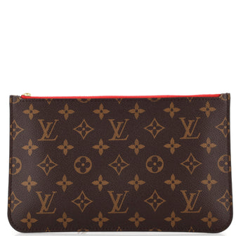 Louis Vuitton Neverfull Pochette Monogram Canvas Large