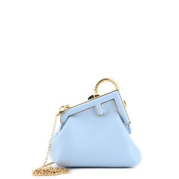 Fendi First Charm Crossbody Bag Leather Nano