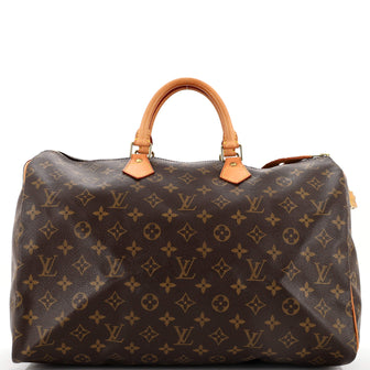 Louis Vuitton Speedy Handbag Monogram Canvas 40