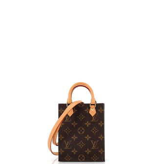 Louis Vuitton Petit Sac Plat Bag Monogram Canvas