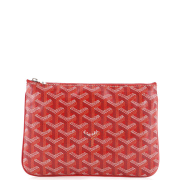 Goyard Senat Zip Pouch Coated Canvas PM