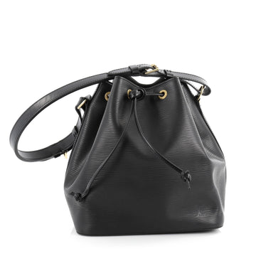 Louis Vuitton Petit Noe Handbag Epi Leather Black 2081002