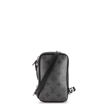 Louis Vuitton, Bags, Louis Vuitton Louis Vuitton Double Phone Pouch  Shoulder Bag Monogram Eclipse