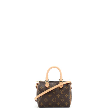 Louis Vuitton Speedy Bandouliere Bag Monogram Canvas Nano