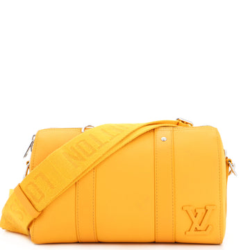 Louis Vuitton City Keepall Bag Limited Edition Aerogram Leather