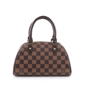 Louis Vuitton Ribera Handbag Damier Mini Brown 2081501