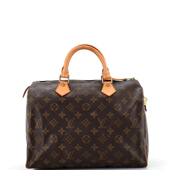 Louis Vuitton Speedy Handbag Monogram Canvas 30