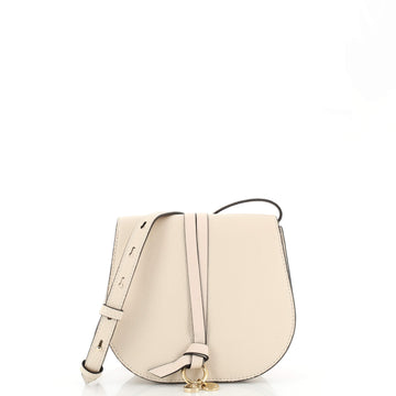 Chloe Alphabet Saddle Bag Leather