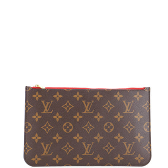 Louis Vuitton Neverfull Pochette Monogram Canvas Large