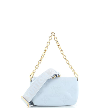 Louis Vuitton Wallet on Strap Bubblegram Leather