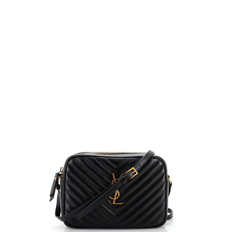 Saint Laurent Lou Camera Bag Matelasse Chevron Leather Small