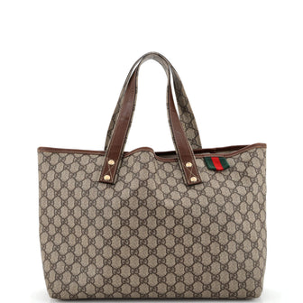 Gucci Web Loop Tote GG Coated Canvas Medium