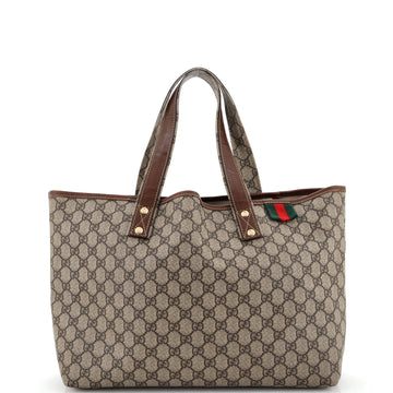 Gucci Web Loop Tote GG Coated Canvas Medium