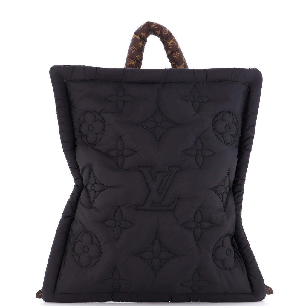 Louis Vuitton Pillow Backpack Monogram Quilted Econyl Nylon Black