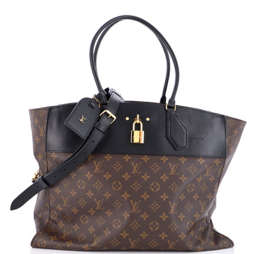 Louis Vuitton City Steamer Handbag Monogram Canvas XXL