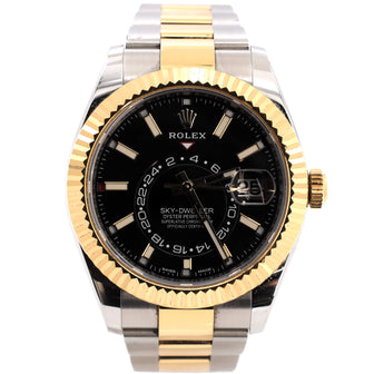 Rolex Sky-Dweller Oyster Perpetual Chronometer Automatic Watch Stainless Steel and Yellow Gold 42