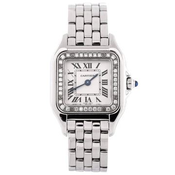 Cartier Panthere de Cartier Quartz Watch Stainless Steel with Diamond Bezel 22