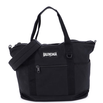 Balenciaga Logo Convertible Tote Nylon Large