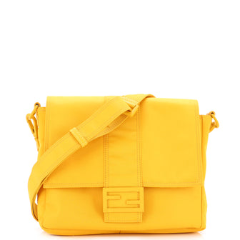 Fendi FF Shell Messenger Bag Nylon Mini