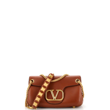 Valentino Garavani Stud Sign Shoulder Bag Leather