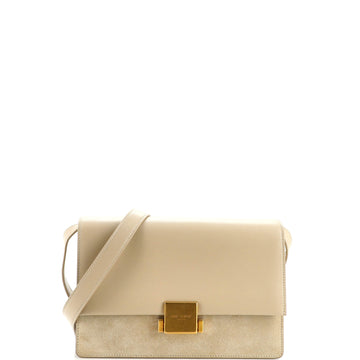 Saint Laurent Bellechasse Shoulder Bag Suede and Leather Medium