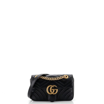 Gucci GG Marmont Flap Bag Matelasse Leather Mini