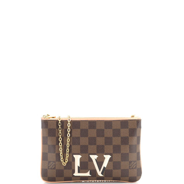 Louis Vuitton Double Zip Pochette Damier