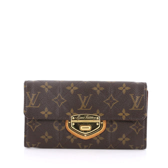 Louis Vuitton Sarah Wallet Monogram Etoile Brown 