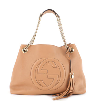 Gucci Soho Chain Strap Shoulder Bag (Outlet) Leather Medium