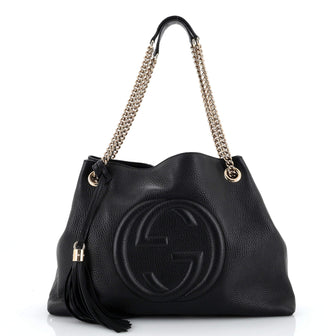 Gucci Soho Chain Strap Shoulder Bag Leather Medium