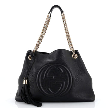 Gucci Soho Chain Strap Shoulder Bag Leather Medium