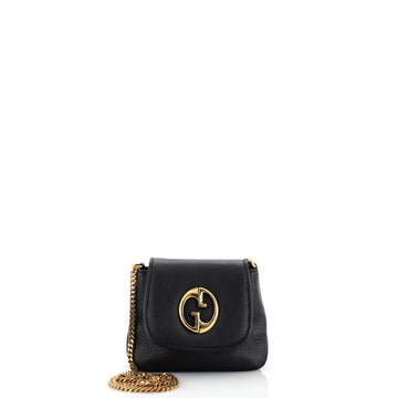 Gucci 1973 Chain Shoulder Bag Leather Small