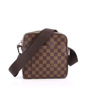 Louis Vuitton Olav Handbag Damier PM Brown