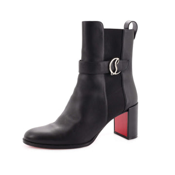 Christian Louboutin Women's CL Chelsea Booties Leather 70