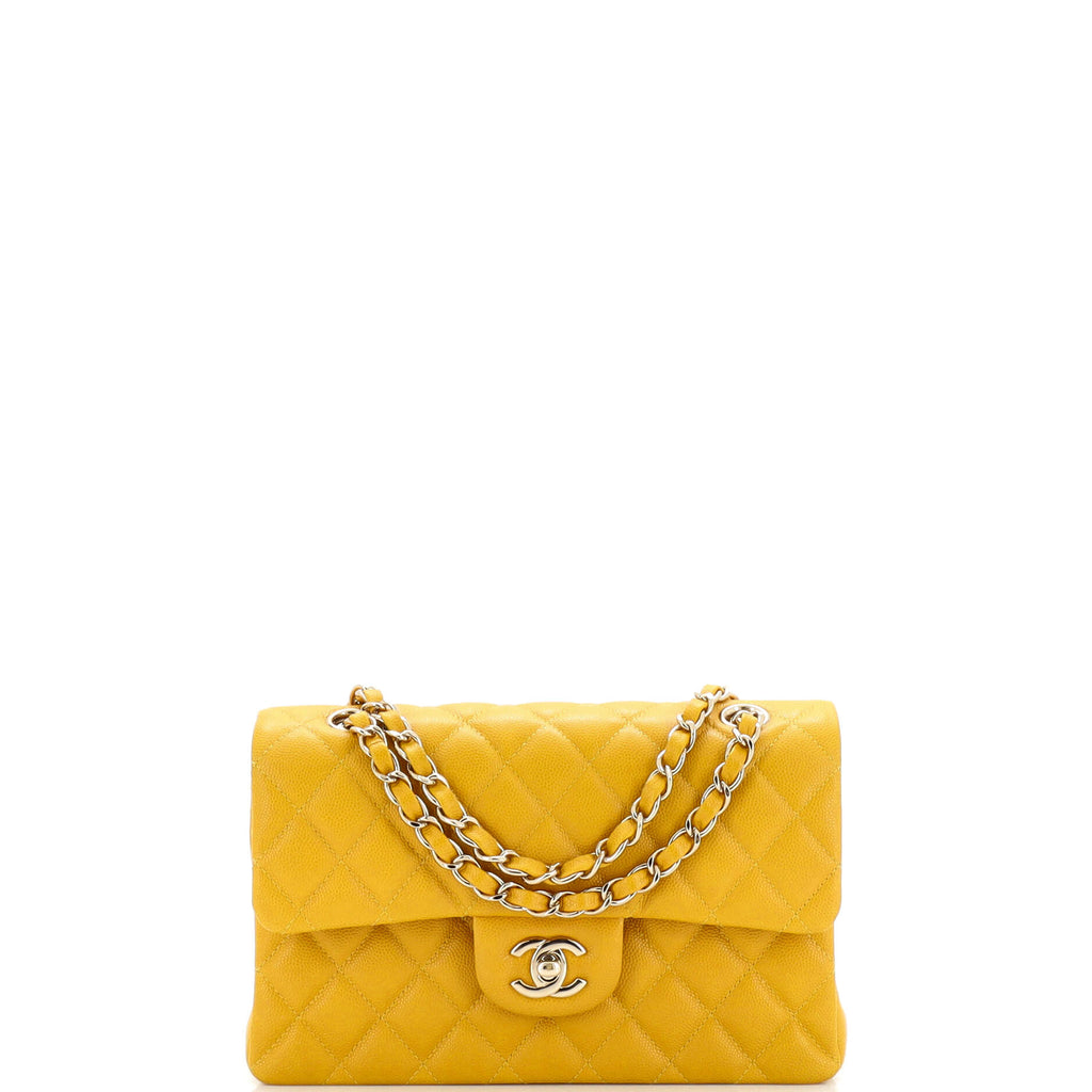 Chanel Black Quilted Caviar Small Classic Double Flap Bag Gold Hardware –  Madison Avenue Couture