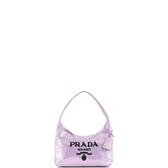 Prada Re-Edition 2000 Hobo Sequins Mini